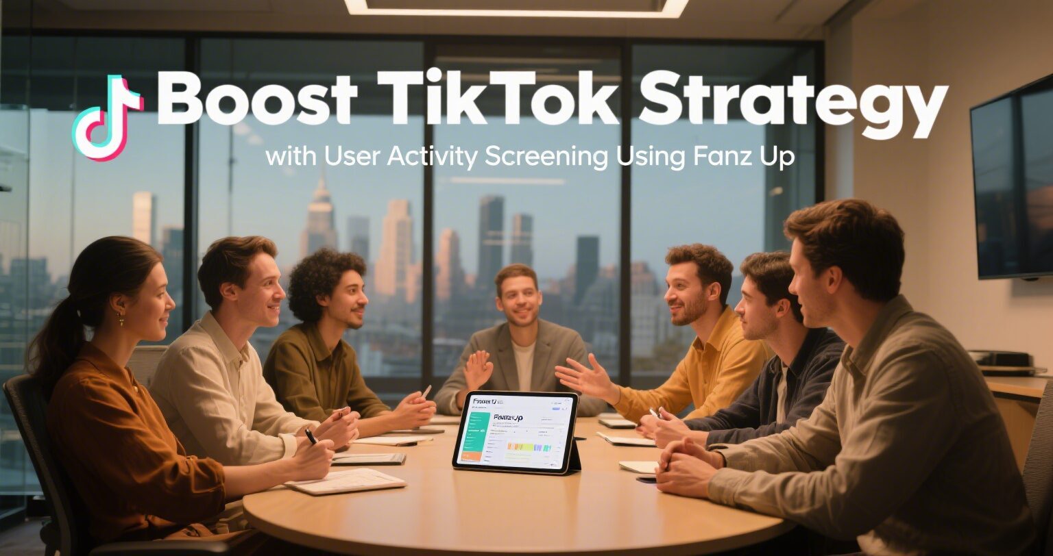 Boost TikTok Strategy with User Activity Screening Using Fanz Up